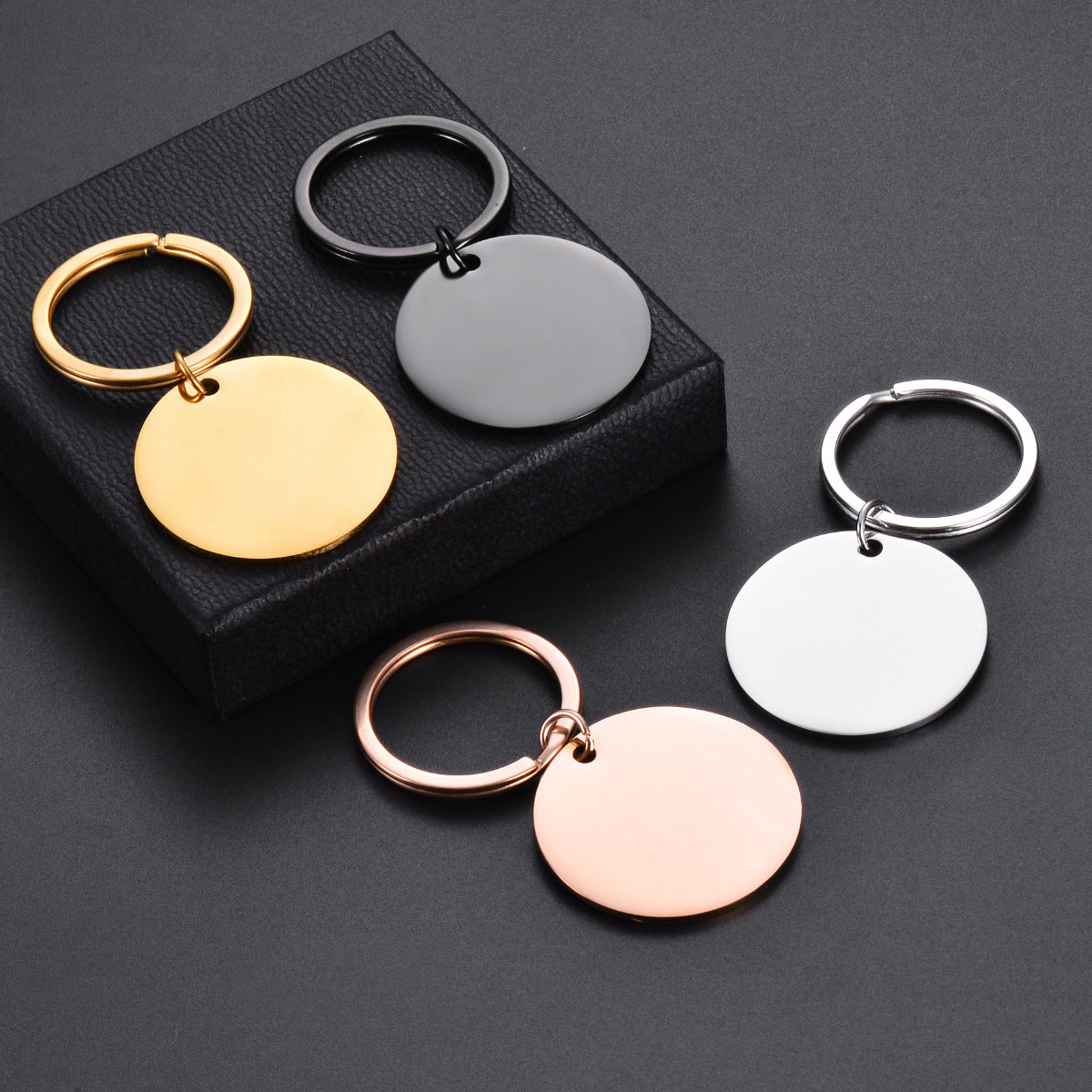 Elegant rundt ID-Skilt - 30mm