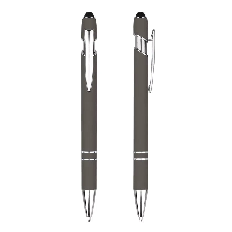 Allsidig pekepenn (stylus) i aluminium utførelse - Svart blekk