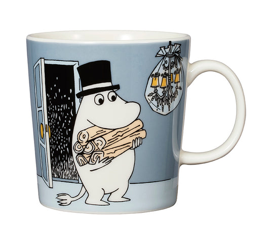 Mummikopp Mummipappa Bærer Ved
