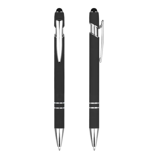 Allsidig pekepenn (stylus) i aluminium utførelse - Svart blekk